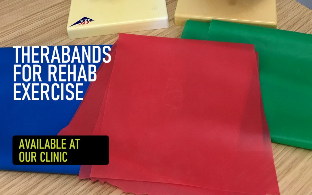 Therabands for rehab