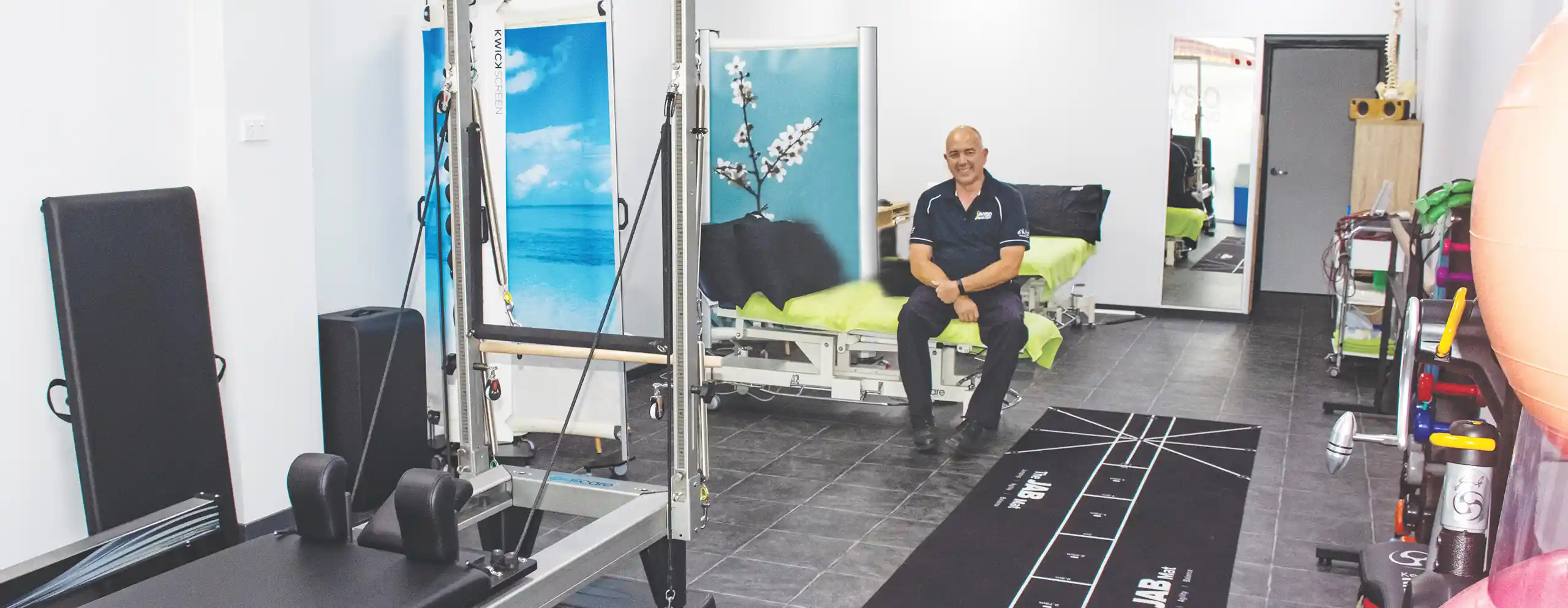 Inside our physio rehab clinic in Mareeba